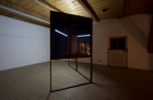 „Transmisson”            120x240x200cm,     acrylic glas, steel, fluorescent lamp        